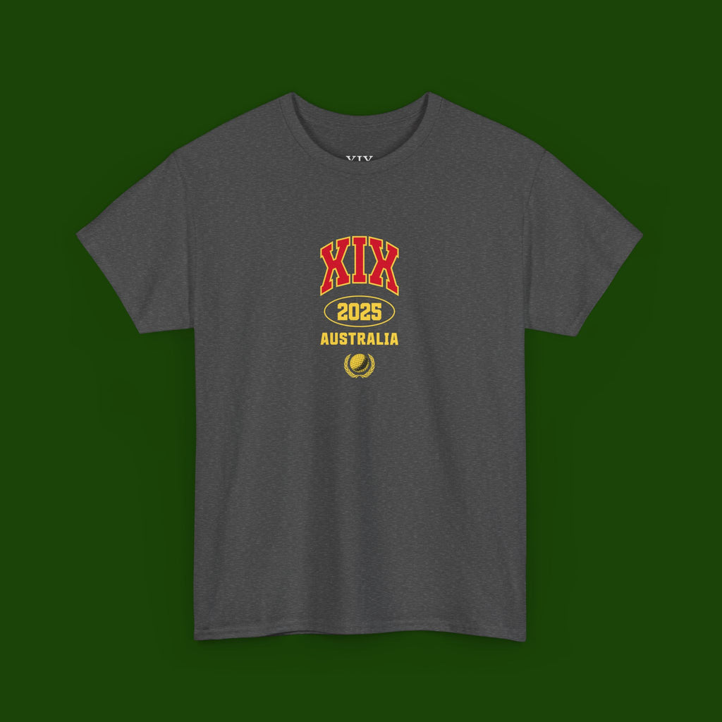 Red and Gold Graphic Tee