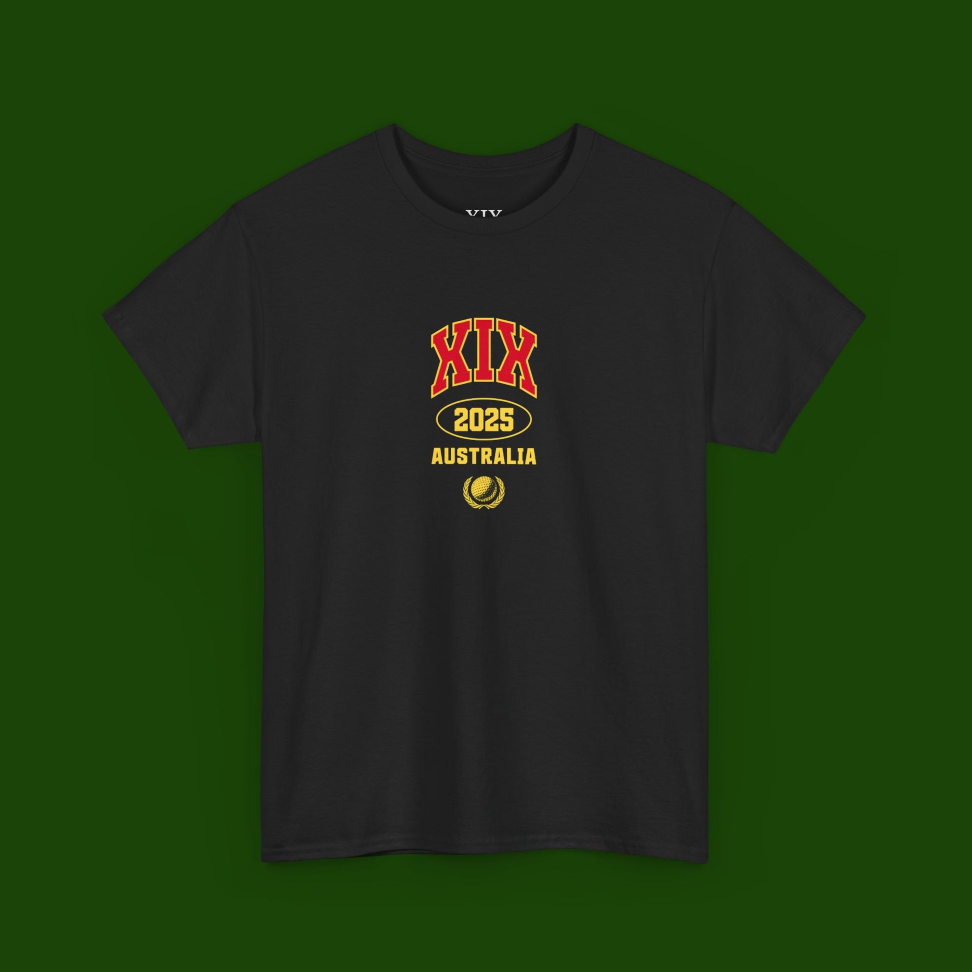 Red and Gold Graphic Tee