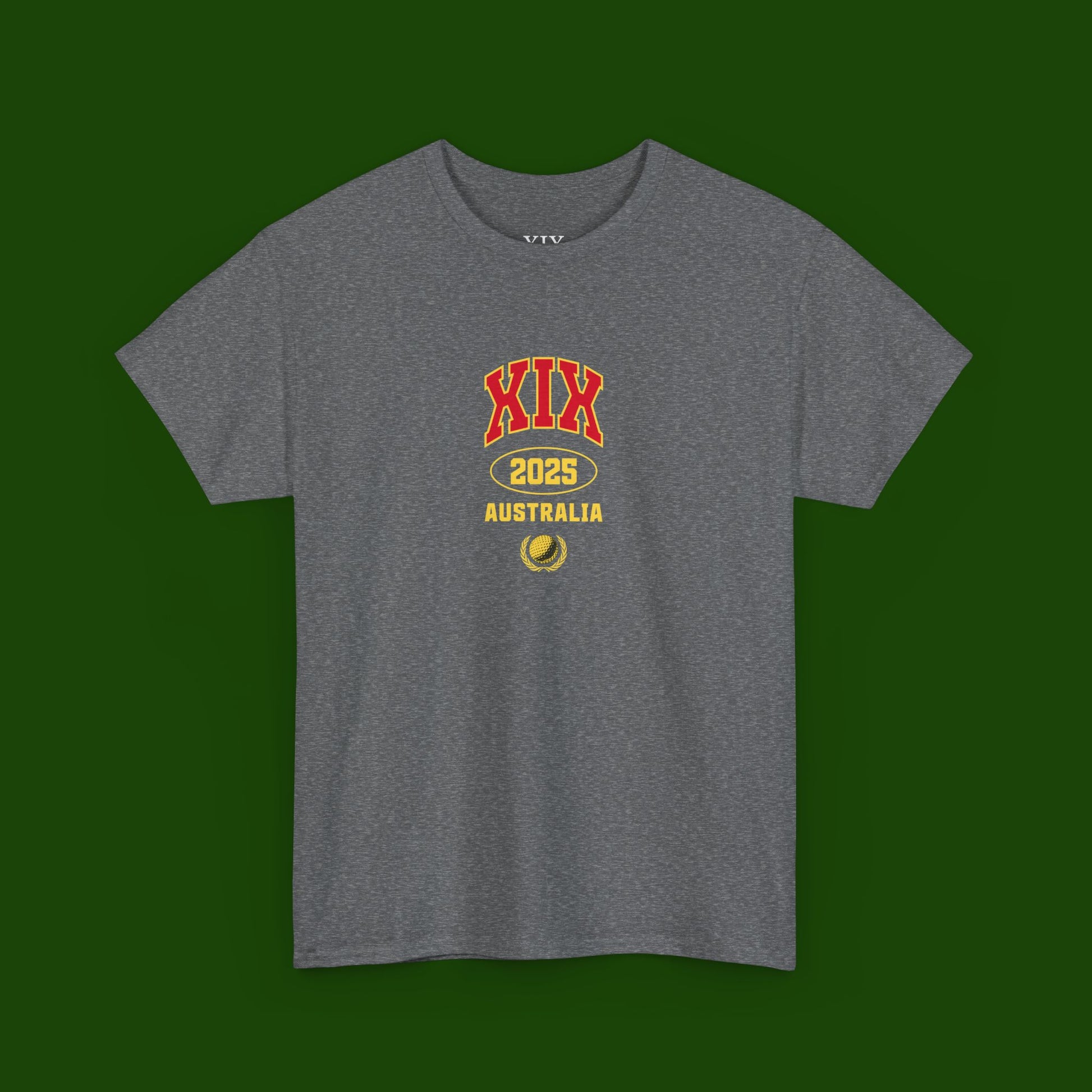 Red and Gold Graphic Tee