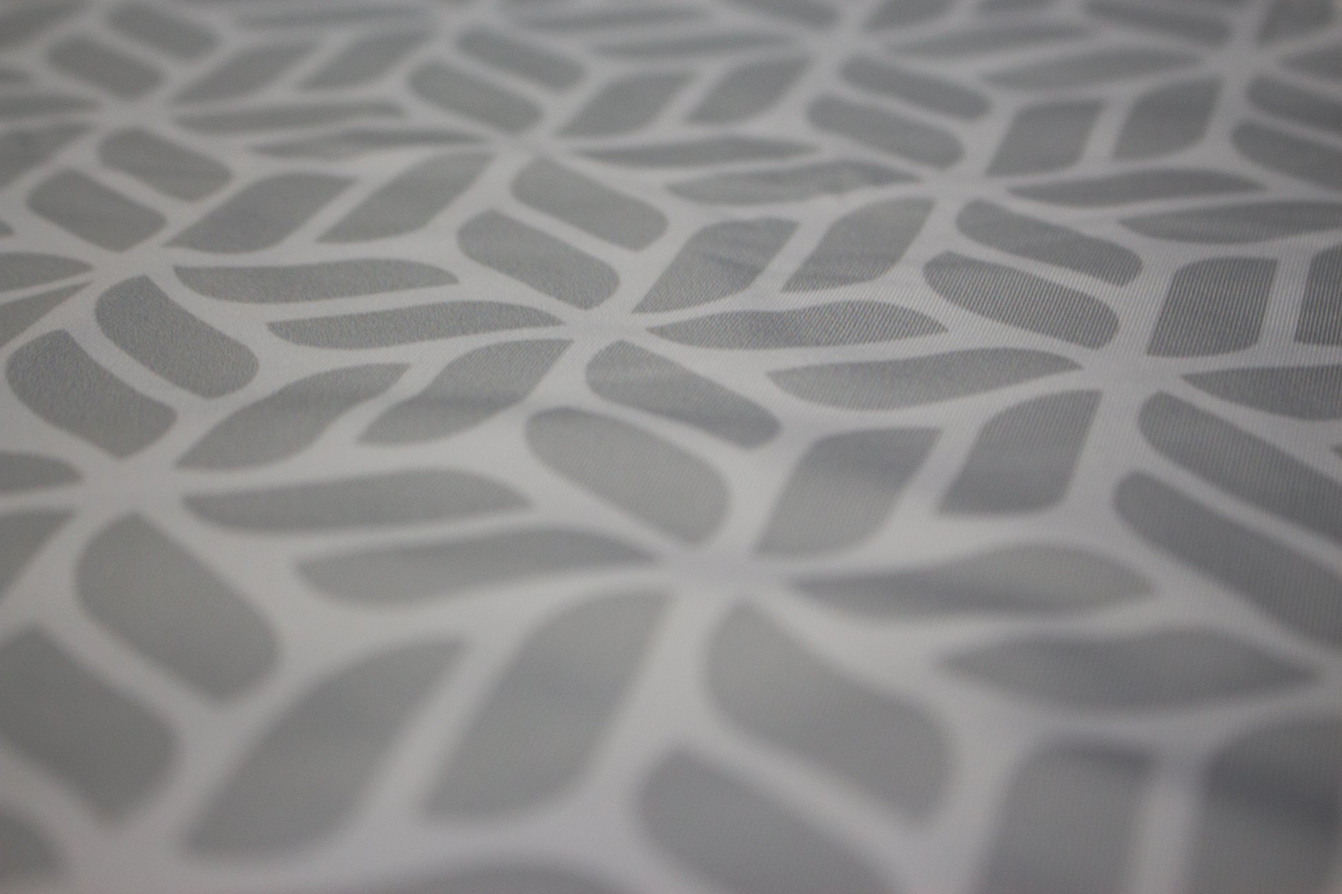 White Geometric Polo